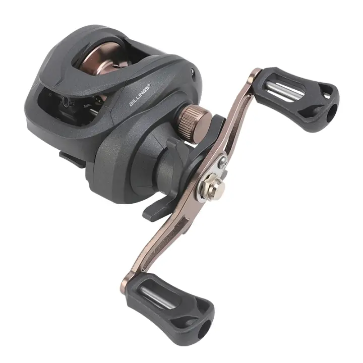 Carrete De Pesca Baitcasting BILLINGS EX Series 6.3:1 Ratio De Engrosamiento 18LB Max Drag Para Agua Dulce Y Salada - 1