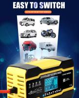 Cargador De Batería Para Coche EAFC 180W 10A Inteligente Y Rápido 12V -24V Reparación Por Pulso Para AGM GEL Células De Plomo Ácido - details 4