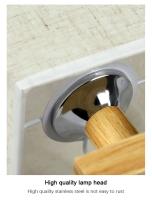 Lámpara De Mesa LED Estilo Chino Decorativo Luz Nocturna USB Dimmer Con Sombrilla De Tela Iluminación Para Dormitorio - details 9
