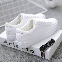 Nuevos Zapatos Planos Para Estudiantes Mujer Transpirables Moda Internet Zapatos Casuales Blancos Talla Verdadera Material PU Y Malla - details 15