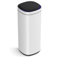 Cubo de Basura Automático de 50L con Sensor de Movimiento - Eliminación de Olores con Ozono, Indicador Luminoso Multicolor, Tapa de Acero Inoxidable - details 0