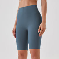 Shorts De Yoga Para Mujer Cintura Alta Transpirables Suaves Y Tensos Leggings De Gimnasio Cortos De Ciclismo Deportivos - details 118
