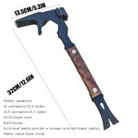 Martillo Multiusos Herramienta De Demolición Con Barra Y Prensa Para Exteriores Y Automóviles Regalo Para Hombres Uso Doméstico Y Camping - details 3