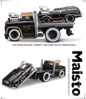 Modelo De Camión De Transporte Maisto 1:64 Chevrolet Ford Con Pallet Para Colección Y Juguete Infantil Metal Sin Batería - details 7