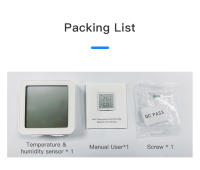 Sensor De Temperatura Y Humedad WiFi LCD Tuya Compatible Con Alexa Y Google Home Automación Doméstica Medidor De Clima Para El Hogar - details 14
