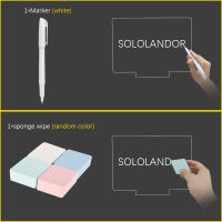 Lámpara De Escritorio Blanca Rewritable Con Tablero De Mensajes Luz Nocturna Para Habitación De Niñas Decoración De Pared Regalo Luz Suave Para Dormir - details 4