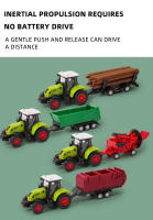 Coche De Tractor De Agricultura Para Niños Modelo De Simulación De Vehículo De Retroceso Inercia Para Juego De Transporte - details 2
