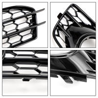 Artudatech Cubierta De Parrilla De Luz Antiniebla Para Parachoques Honeycomb Compatible Con Audi A3 8P S-Line 2009-2012 Accesorios De Coche - details 10