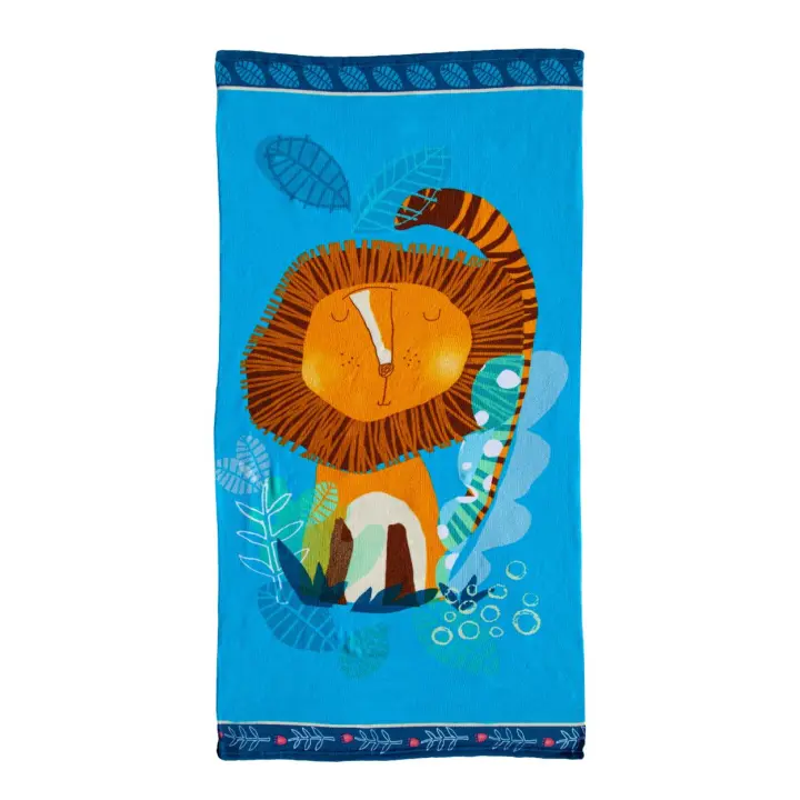 SUN & SURF Toalla de Playa Microfibra INFANTIL 70x140 Muy Suave, con Gran Capacidad de Secado y Diseño Divertido. - 1