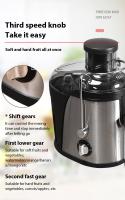 Juicer Machine 400W Juicer Met 3-Inch Grote Mond Voor Hele Vruchten En Groenten Sap Centrifuge Met 2 Snelheid Gemakkelijk Schoon Te Maken,1.5L - details 2