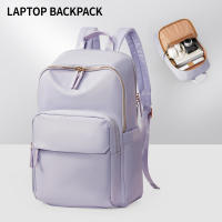 Mochila Estilosa Para Mujeres Y Niñas Con Bolso Integrado Mochila De Viaje Para Estudiantes De Universidad Y Escuela Con Capa De Computadora Mochila Durable De Nylon - details 0
