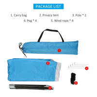 Carpa Portátil De Playa Con Ducha Y Baño Privacidad Para Camping Al Aire Libre Refugio Contra El Sol Y La Lluvia Con Ventana Canvas Four-season - details 5