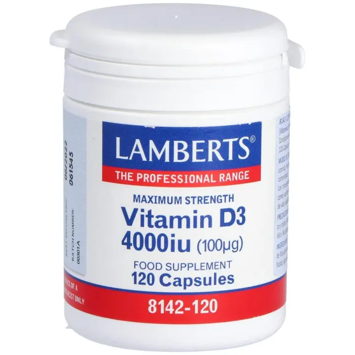 Lamberts Vitamina D3 4000 Ui 100Μg 120Comp - 1