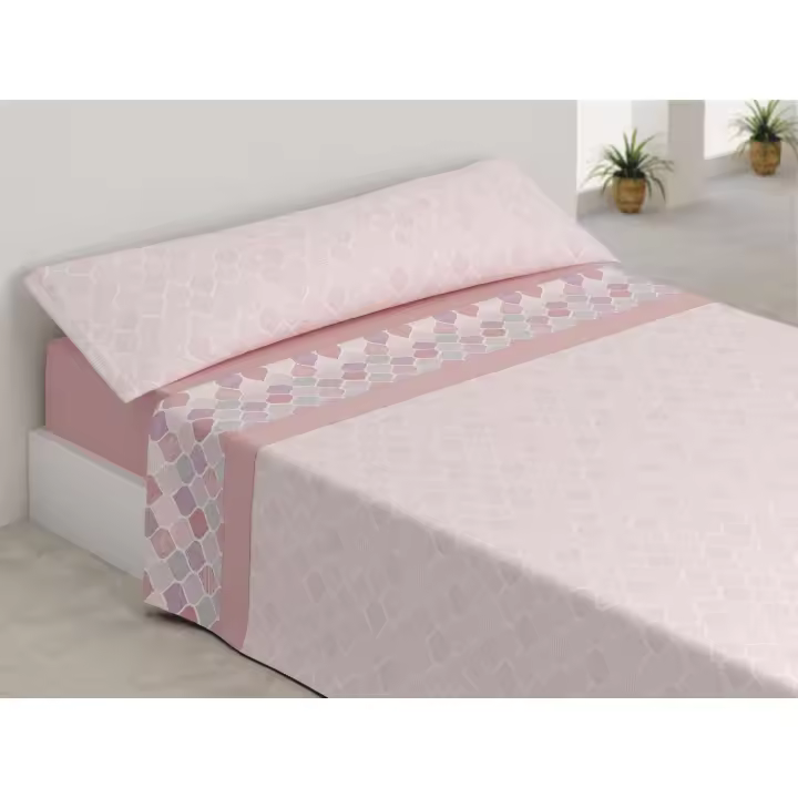 JIMENÉZ HOME - ALD®️  -  ROSA - Sábanas de Verano Microfibra, 3 piezas muy suaves y ligeras sabanas elegantes. - 1