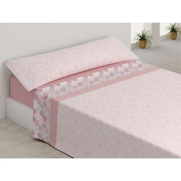 JIMENÉZ HOME - ALD®️  -  ROSA - Sábanas de Verano Microfibra, 3 piezas muy suaves y ligeras sabanas elegantes. - 1