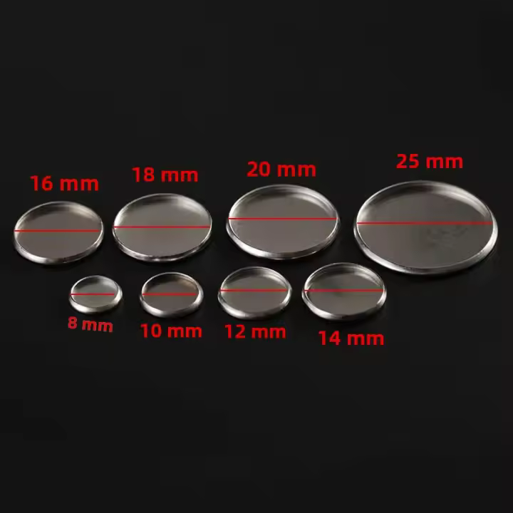 20pcs Base De Cameo Redonda En Acero Inoxidable Para Cabochón De 18/20/25/30mm Herramienta Para La Creación De Joyas DIY - 1