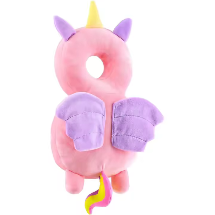 Protector de Cabeza para Andador de Bebe, almohadillas de Seguridad ajustables para la Cabeza del Bebe, para Bebés de 4 a 24 meses que aprenda a caminar - Unicornios - 1