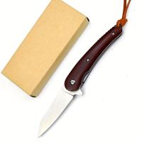 Cuchillo Plegable De Manija De Madera Portátil Para Exteriores Cuchillo Pequeño Hoja De Acero Inoxidable Fácil De Transportar - details 3