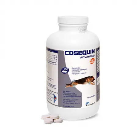 Cosequin Suplemento para Articulaciones de Perros - 250Comprimidos ECUPHAR Esto debería ayudar a proteger las articulaciones de tu perro. - 1