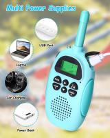 Paquete de 2 Walkie Talkies para niños, Pantalla LCD de 22Canales - details 4