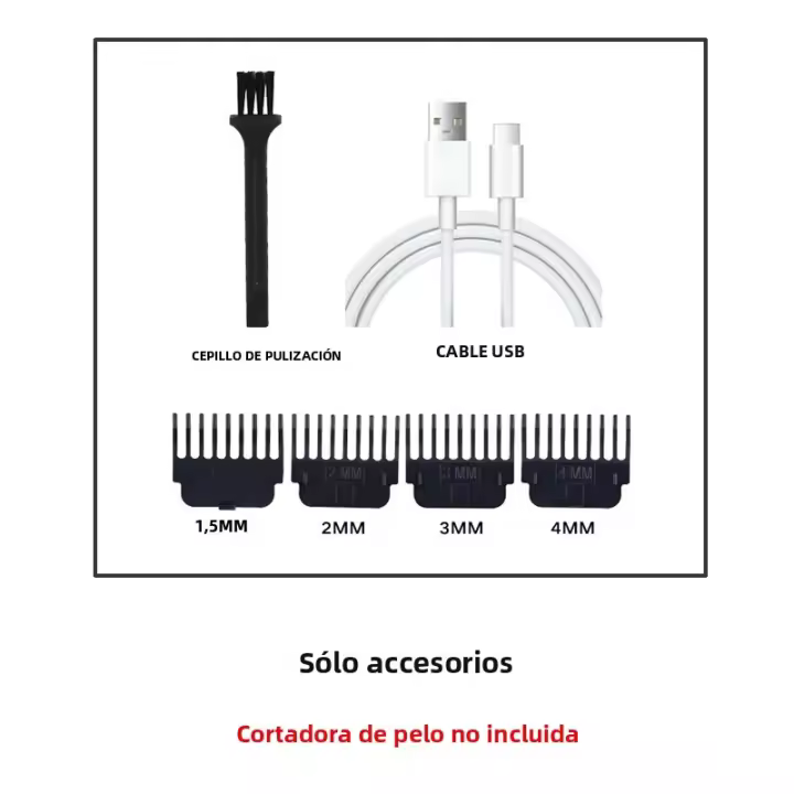 T9 Máquina De Corte De Pelo Profesional Para Barba Y Cabello Potente Y Portátil Con Batería De Litio Corte Rápido Y Preciso Para El Hogar - 1