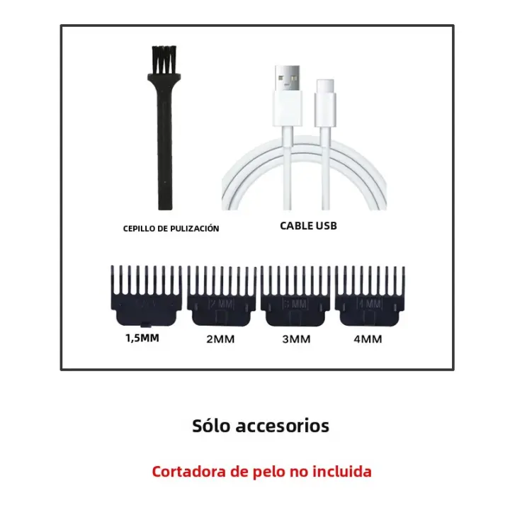 T9 Máquina De Corte De Pelo Profesional Para Barba Y Cabello Potente Y Portátil Con Batería De Litio Corte Rápido Y Preciso Para El Hogar - 1
