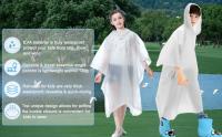 2 Poncho de lluvia para niños, impermeable, reutilizable, chibasquero para niños, transpirable, con capucha - details 3