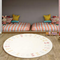 Alfombras redondas, alfombras modernas para decoración de sala de estar, área grande, decoración de dormitorio, Alfombra de cabecera, Alfombra de salón Simple - details 2