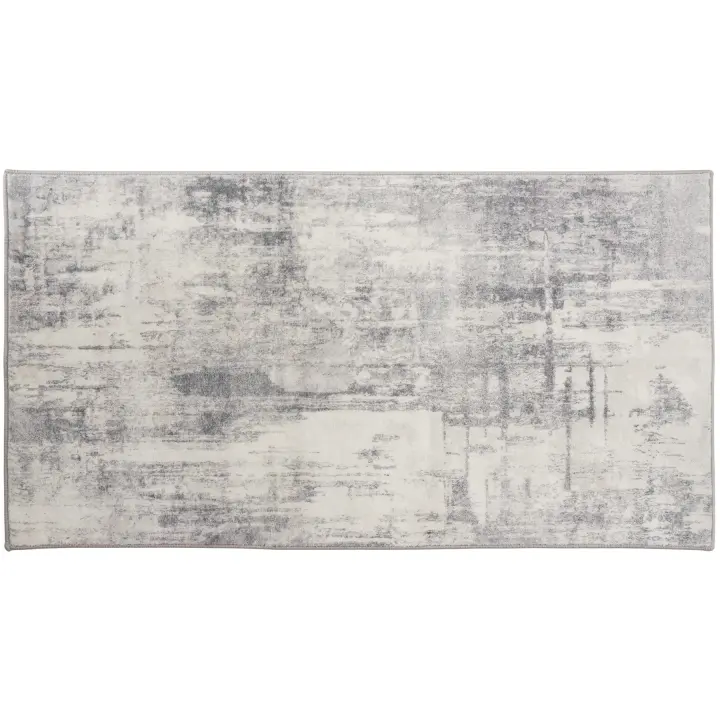 Tectake - Alfombra de diseño vintage de pelo corto, Elegante de estilo vintage con diferentes diseños según elección, Tejido de pelo corto extra suave ideal para personas con alergias, Muy resistente gracias a su fabricación con lana sintética y fieltro - 1