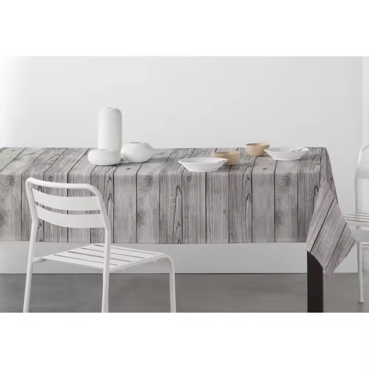 Mantel Antimanchas Gris Fusta de Dhestia - 1