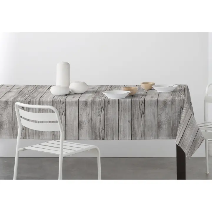 Mantel Antimanchas Gris Fusta de Dhestia - 1