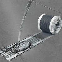 Filtro De Drenaje Para Baño Y Cocina PVC Desechable 5/10M Capturador De Pelo Escobilla De Techo Anti Bloqueo Tamaño 70mm*5m/70mm*10m - details 6