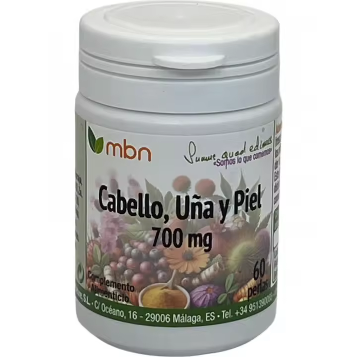 Cabello, uña y Piel 60 Perlas de Manabios - 1