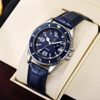 Reloj De Cuero Para Hombre 2022 Moda Alta Calidad Reloj De Pulsera Con Calendaría Resistente Al Agua Y Calcomanía Arábiga - details 4