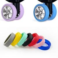 Protección Para Ruedas De Maleta De Silicona 4/8PCS/Set Reducción Silenciosa De Ruido Protección De Desgaste Para Ruedas De Maleta Cubierta Para Ruedas De Equipaje - details 0