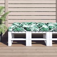 vidaXL Cojín para sofá de palets tela 120x80x12 cm en color Crema/Azul/Negro y más | acolchados duraderos para sofás de jardín terraza exterior - details 3