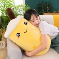 Almohada De Té De Burbuja Gigante 22-70cm Peluche Squishy Con Boba Bebida De Frutas Y Helado Decoración Para Regalo - details 11