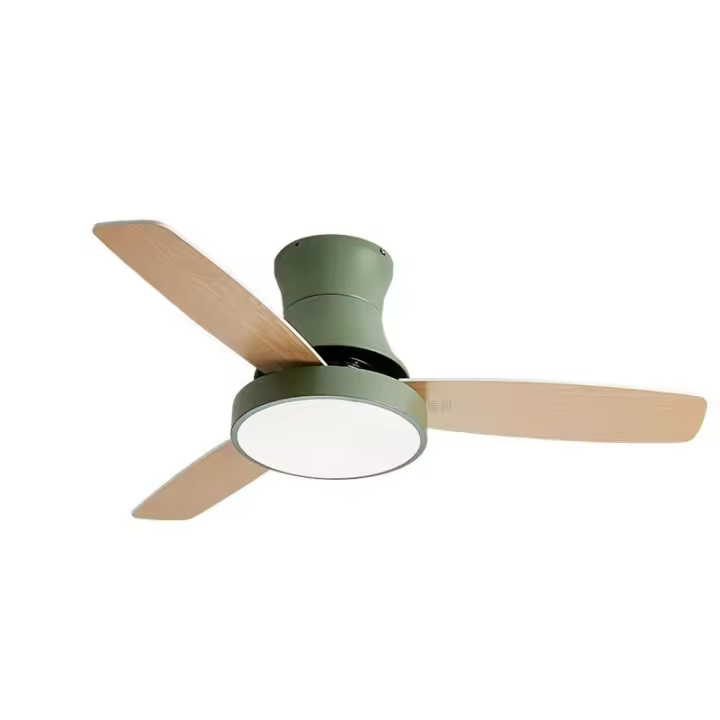 Candelabro Ventilador Colgante de 48 pulgadas con Candelabro Ventilador de techo Cinturatible n de Luz Gran Viento Velocidad de 3 velocidades Ventilador de Madera - 1