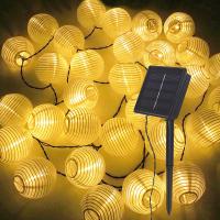 Luces Solares LED 10-30 Luz Impermeable Para Jardín Puerta Decoración Exterior Guirnalda Solar Para Boda Lámpara De Luces De Calle - details 10