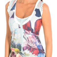 Desigual-Vestido sin mangas cuello redondo 37V2022 para Mujer