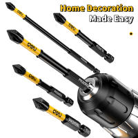 Deli 1pc Destornillador Magnético PH2 Con Cabeza De Impacto Alta Dureza Y Resistencia Anti Deslizamiento Y Impermeable Para Taladro - details 3
