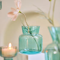 Mini Vaso Nórdico Creativo Botellas De Cristal Para Flores Decoración De Hogar Y Bodas Centros De Mesa Moderno Estilo - details 6