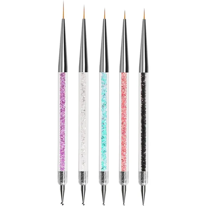 pinceles para decoración de uñas, herramienta para puntear uñas, bolígrafos para decoración de uñas, bolígrafo para dibujar uñas con taladro para herramientas de decoración de uñas - 1