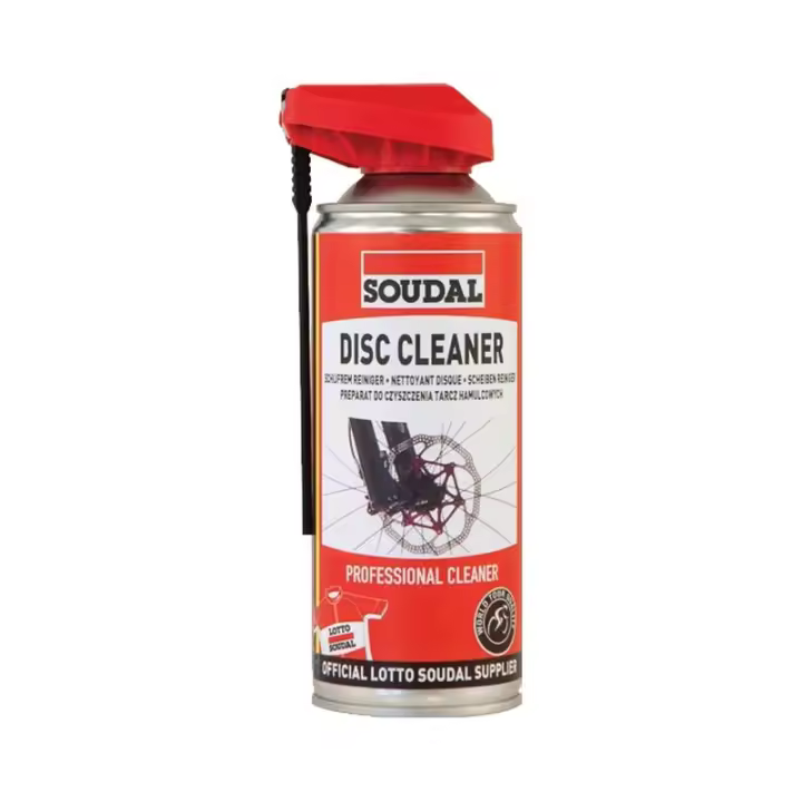 Soudal Limpiador de Discos 400 Ml - Desengrasante Potente - Limpieza de Aceite - Spray Soudal - Alcohol de Limpieza - Secado Rápido - 1