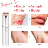 Epilador Eléctrico Portátil En Forma De Labial Para Mujeres Eliminación De Vello Facial Painless Y Efectiva Herramienta De Afeitado Doméstico Con Un Cuchillo - details 4
