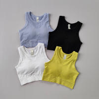 Bra De Deporte Para Mujer De Alta Resistencia Con Estilo De Top De Hombros Huecos Para Gimnasio Yoga Fitness Shockproof - details 0