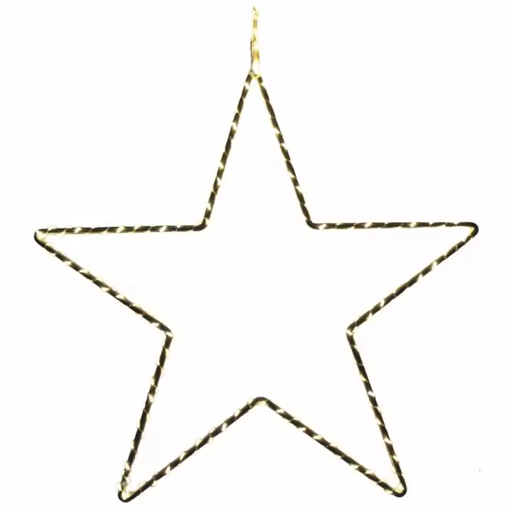 Gerimport Estrella Decoración Navidad Elegante - 225 Microleds Cálido - Interior 36 Cm - 1