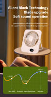 Ventilador Portátil Ultrafino De 2024 Con Vida Útil Larga Y Bajo Ruido Plegable Para Escritorio Y Carga Rápida Ventilador De Mesa De Gran Aire - details 8