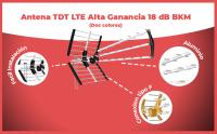 Banner - Antena TDT LTE 700 alta ganancia 18 dB BKM