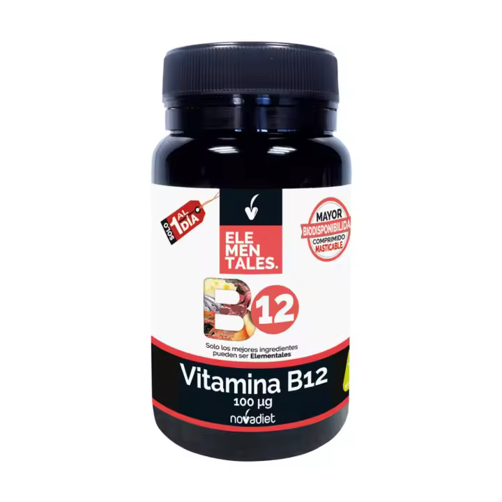 Vitamina B12 100mcg 120 comprimidos de 100?g  Nova Diet - 1